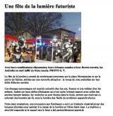 Fête de la lumière à LA BREDE le 11/12/2010
